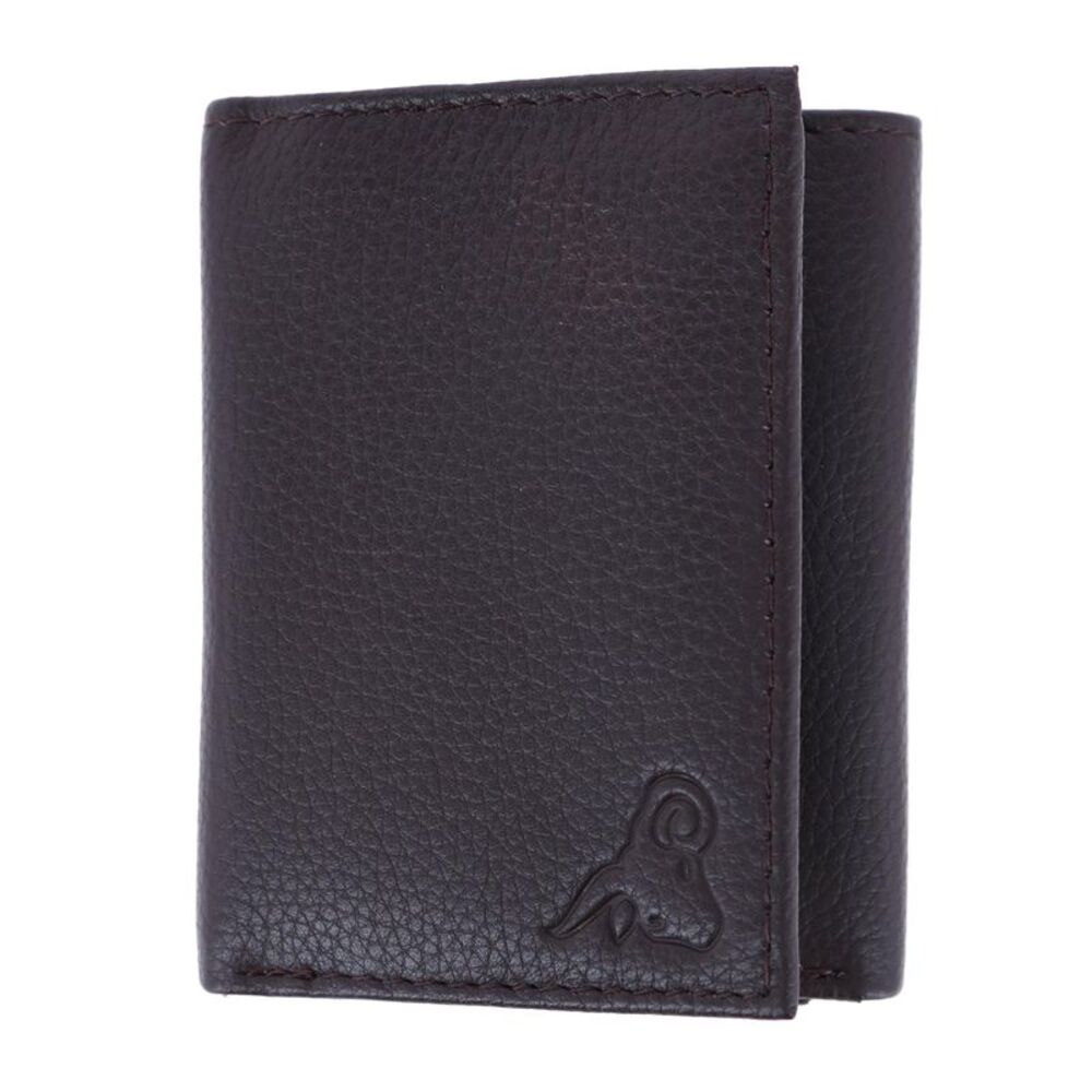 CTM Men's Leather Trifold Wallet